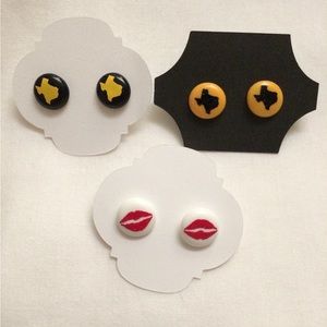 New ~ Three sets of post earrings